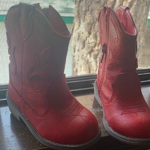 Red Cowboy/girl Boots